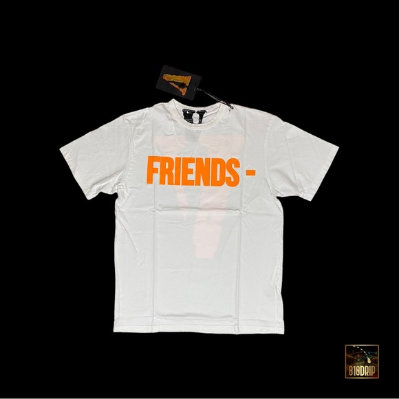 Orange Tan Vlone Shirt Vlone Orange Friends Tee White (XL